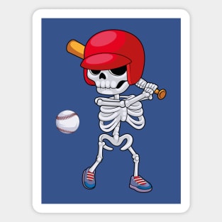 Skeleton Baseball: A Home Run from the Afterlife Magnet